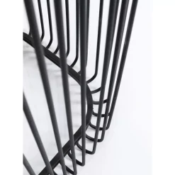 KARE Design Kommoden & Sideboards-Konsole Wire Glas Schwarz 142X89Cm
