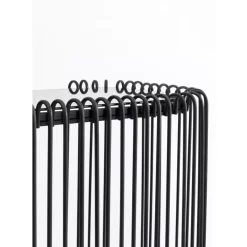 KARE Design Kommoden & Sideboards-Konsole Wire Glas Schwarz 142X89Cm