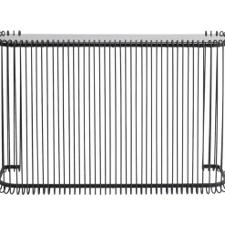 KARE Design Kommoden & Sideboards-Konsole Wire Glas Schwarz 142X89Cm