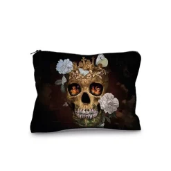 KARE Design Deko & Geschenkartikel-Kosmetiktasche Skull Memnto Mori