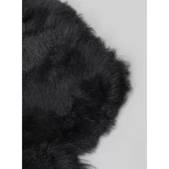 KARE Design Teppiche-Lammfell Heidi Schwarz 85X60