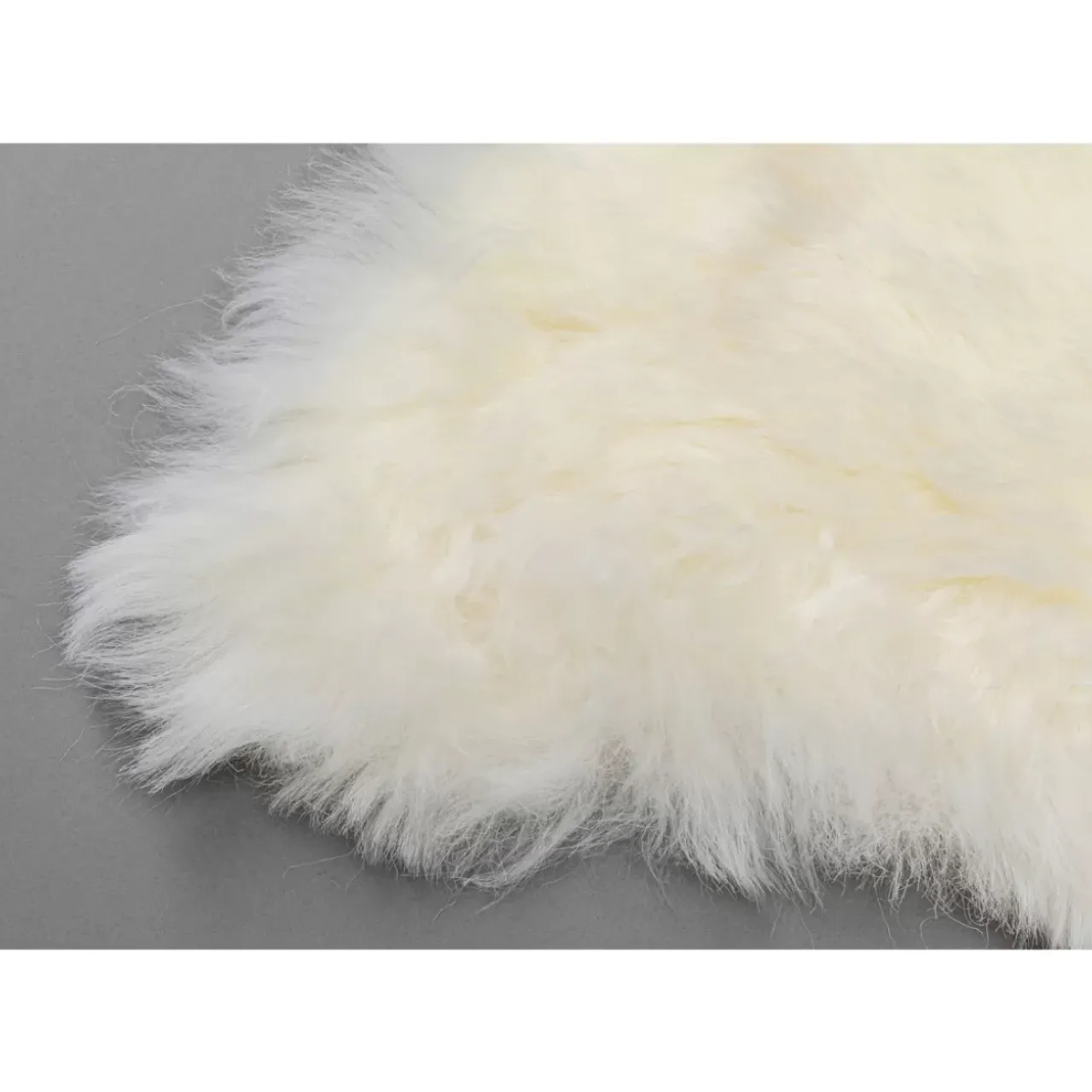 KARE Design Teppiche-Lammfell Heidi Weis 85X65Cm