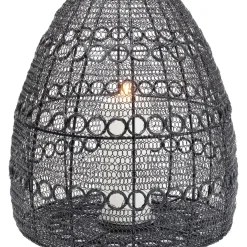 KARE Design Kerzenständer & Laternen-Laterne Hayat Cone Schwarz 37Cm