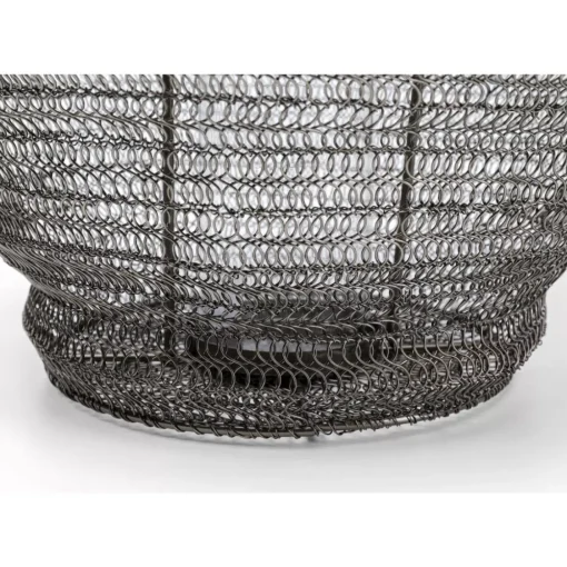KARE Design Kerzenständer & Laternen-Laterne Mesh Schwarz O40Cm