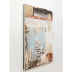 KARE Design Bilder-Leinwandbild Art Splash Blau 90X120Cm