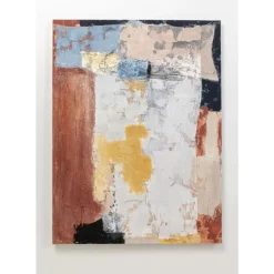 KARE Design Bilder-Leinwandbild Art Splash Orange 90X120Cm