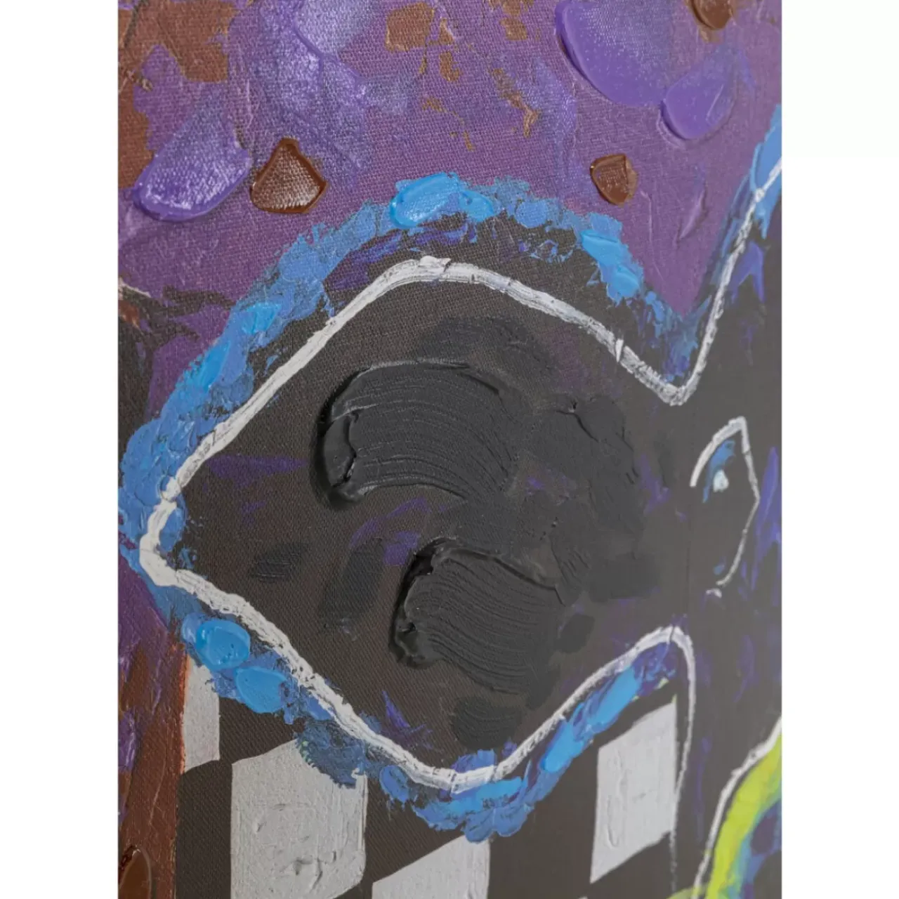 KARE Design Bilder-Leinwandbild Colorful Cows 120X90Cm