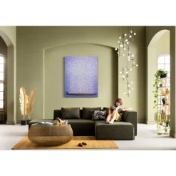 KARE Design Bilder-Leinwandbild Flower Boat Lila Weis 120X160Cm