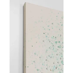 KARE Design Bilder-Leinwandbild Flower Boat Beige Grun 120X160Cm