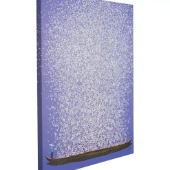 KARE Design Bilder-Leinwandbild Flower Boat Lila Weis 80X100Cm