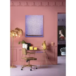 KARE Design Bilder-Leinwandbild Flower Boat Lila Weis 80X100Cm