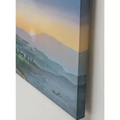 KARE Design Bilder-Leinwandbild Flying Elephant At Night 120X160Cm