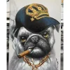 KARE Design Bilder-Leinwandbild Hip Hop Dog 70X100Cm