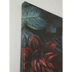 KARE Design Bilder-Leinwandbild Tiger In Flower 90X140Cm