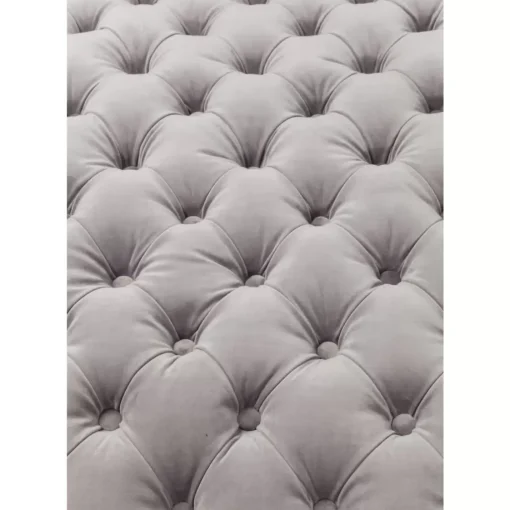 KARE Design Sofas & Couches-Liege Desire Velvet Silbergrau