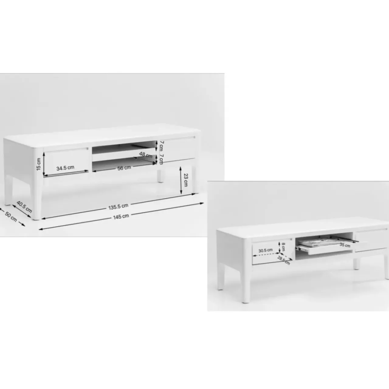 KARE Design Kommoden & Sideboards-Lowboard Brooklyn Nature