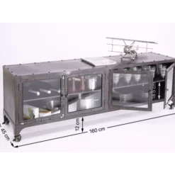 KARE Design Kommoden & Sideboards-Lowboard Factory Metall