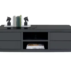 KARE Design Kommoden & Sideboards-Lowboard Luxury Push Grau 140X50Cm