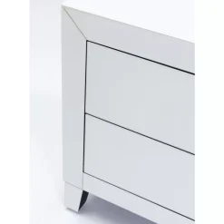 KARE Design Kommoden & Sideboards-Lowboard Luxury Push Weiss 140X50Cm
