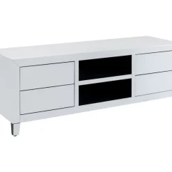 KARE Design Kommoden & Sideboards-Lowboard Luxury Push Weiss 140X50Cm