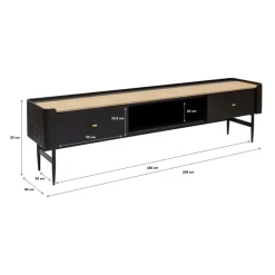 KARE Design Kommoden & Sideboards-Lowboard Milano 200
