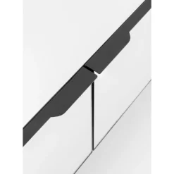 KARE Design Kommoden & Sideboards-Lowboard Soran Schwarz 180X40Cm