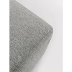 KARE Design Sofas & Couches-Lucca Hocker Grau 76Cm