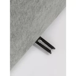 KARE Design Sofas & Couches-Lucca Hocker Grau 76Cm