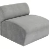 KARE Design Sofas & Couches-Lucca Mittelement Grau 76Cm