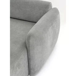 KARE Design Sofas & Couches-Lucca Ottomane Elements Grau Rechts 90Cm