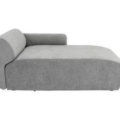 KARE Design Sofas & Couches-Lucca Ottomane Elements Grau Rechts 90Cm