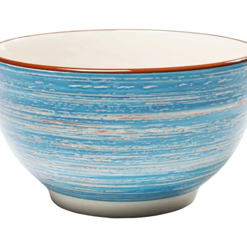KARE Design Geschirr & Tischaccessoires-Muslischale Swirl Blau O14Cm