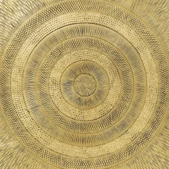 KARE Design Bilder-Objektbild Art Circle Gold 120X120Cm
