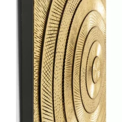 KARE Design Bilder-Objektbild Art Circle Gold 120X120Cm