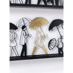 KARE Design Bilder-Objektbild Singing In The Rain 90X90Cm