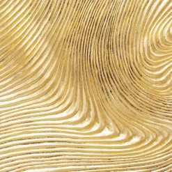 KARE Design Bilder-Objektbild Wave Gold (2/Set)