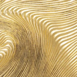 KARE Design Bilder-Objektbild Wave Gold (2/Set)