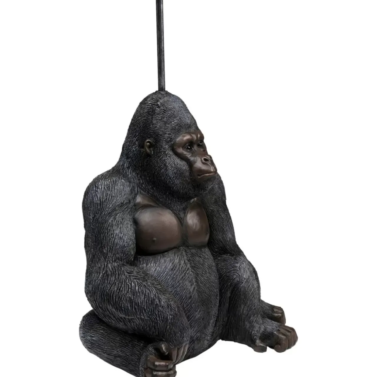 KARE Design Sonstiges & Zubehör Accessoires-Papierrollenhalter Sitting Monkey Gorilla 51Cm