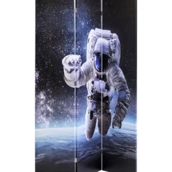 KARE Design Paravents-Paravent Triptychon Man Vs Oldtimer 120X180Cm