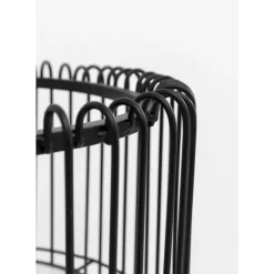 KARE Design Aufbewahrung & Ordnung-Pflanzenstander Wire Schwarz 70Cm