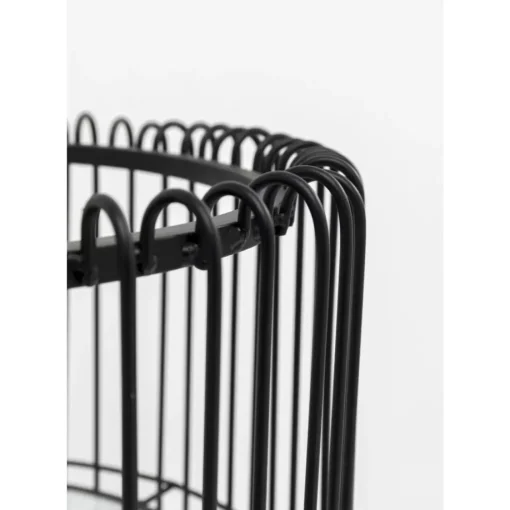 KARE Design Aufbewahrung & Ordnung-Pflanzenstander Wire Schwarz 70Cm
