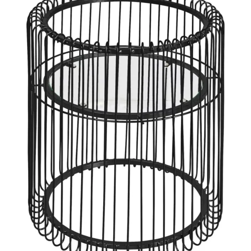 KARE Design Aufbewahrung & Ordnung-Pflanzenstander Wire Schwarz 44Cm