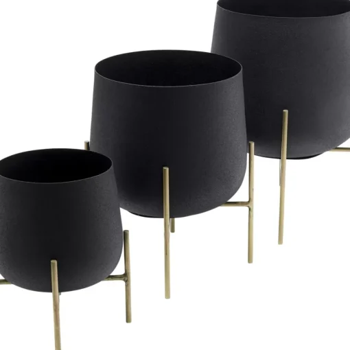 KARE Design Aufbewahrung & Ordnung-Pflanztopf Valeria (3/Set)