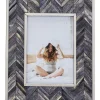 KARE Design Deko & Geschenkartikel-Rahmen Chevron Grau 13X18