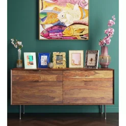 KARE Design Deko & Geschenkartikel-Rahmen Chevron Grau 13X18