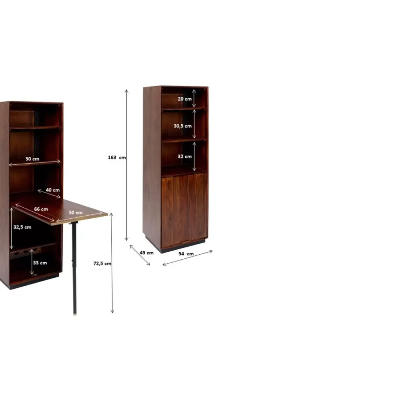 KARE Design Regale-Regal Mit Tisch Ravello 174X160