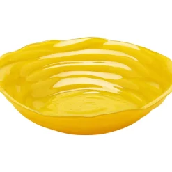 KARE Design Geschirr & Tischaccessoires-Schale Tornado Gelb O32Cm