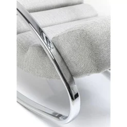 KARE Design Sessel-Schaukelsessel Manhattan Grau-Beige