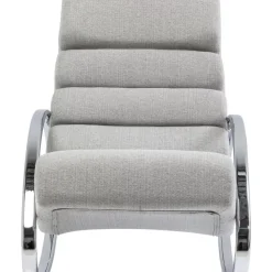 KARE Design Sessel-Schaukelsessel Manhattan Grau-Beige