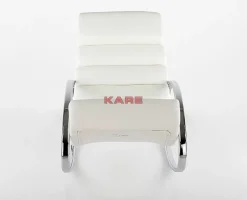 KARE Design Sessel-Schaukelsessel Manhattan White